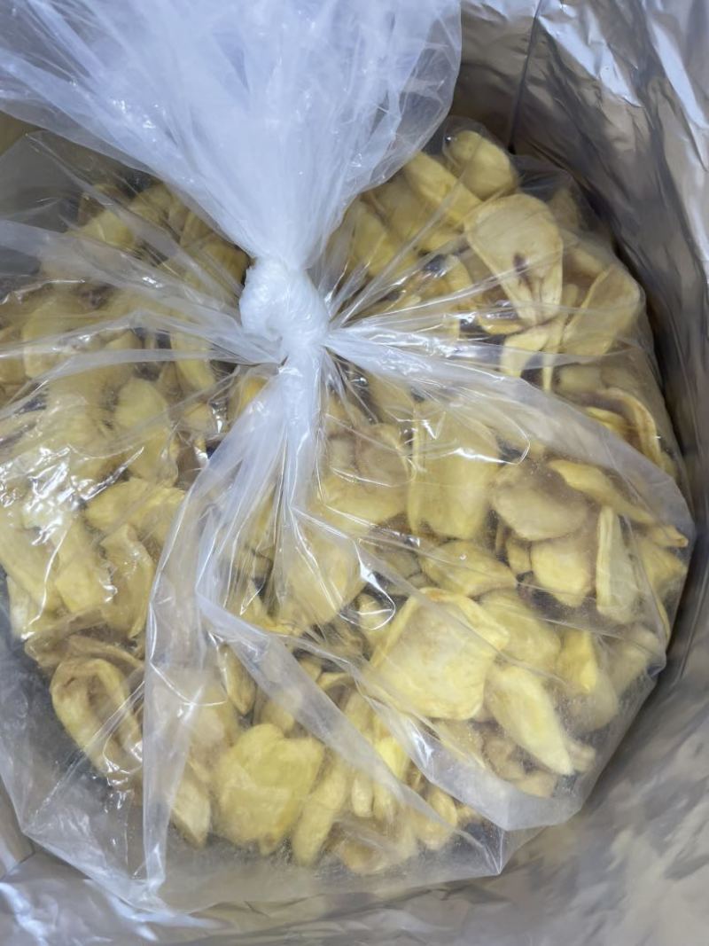 A菠萝蜜干大片脆甜菠萝蜜脆片现货厂家直销原料批发7㎏箱装