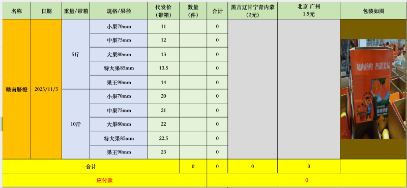 赣南脐橙一件代发