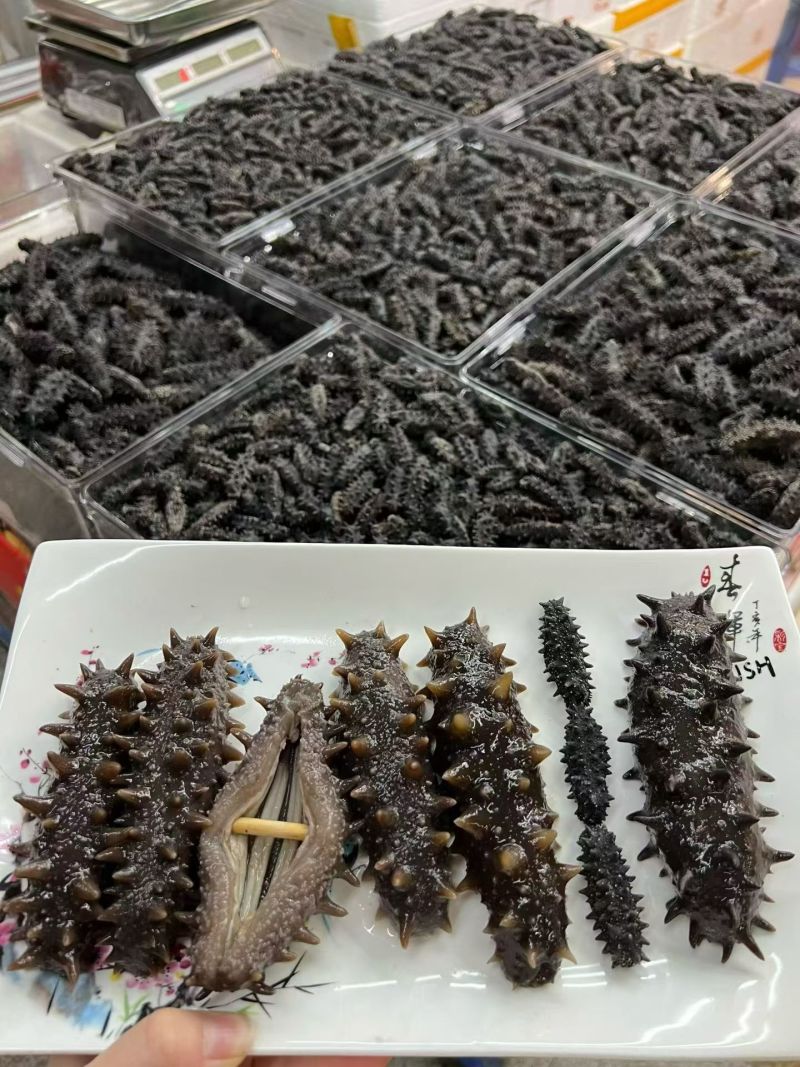 威海本地，野生干海参