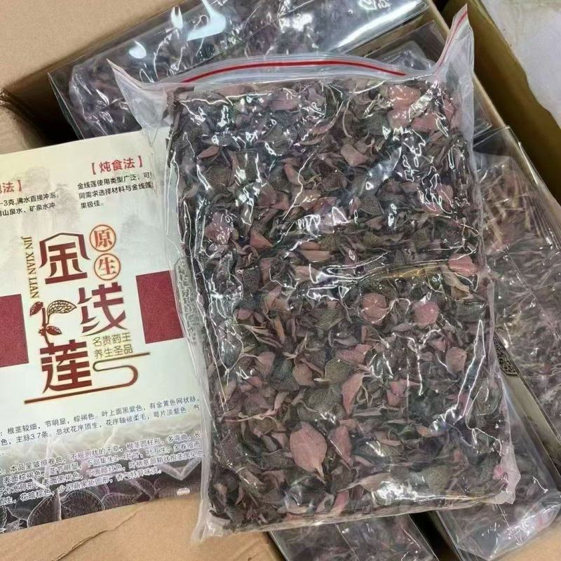 特级红霞无碎金线莲一斤装半斤装大量批发