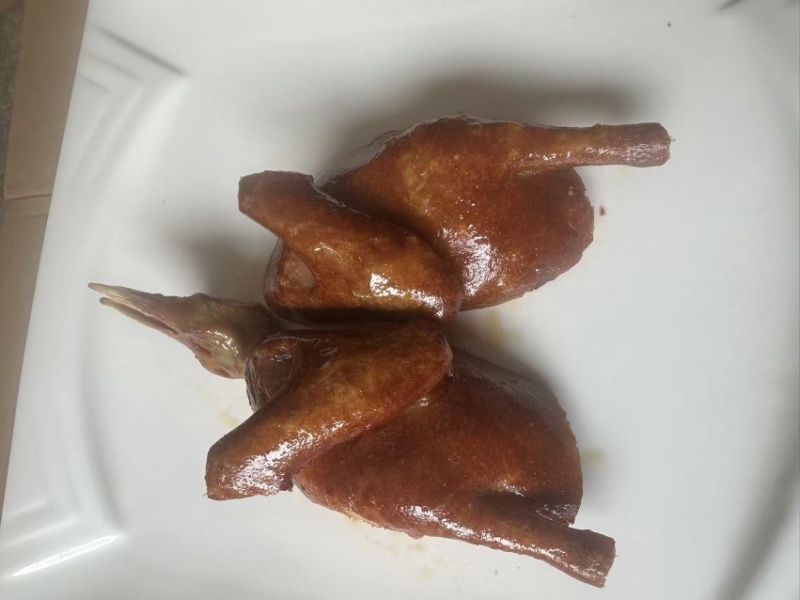 半成品玻璃脆皮乳鸽单只重量4~4.5两22元/只
