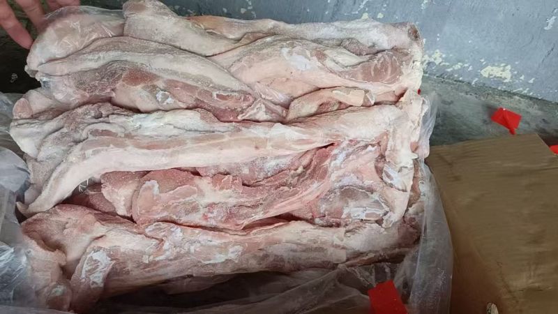 厂家五花肉条4吨