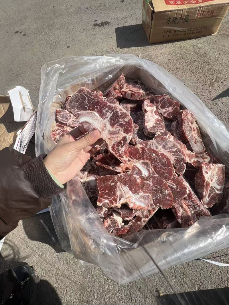 344牛脖骨块一件40斤新鲜肉多，纯干货