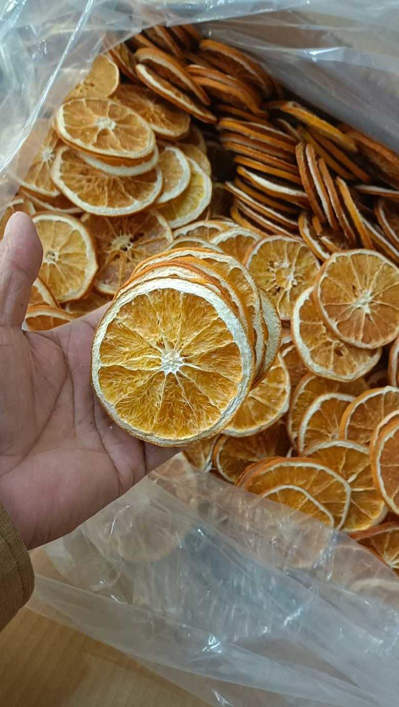 橙子片水果茶花茶饮料水果干橙子干片大量批发24斤纸箱装一件