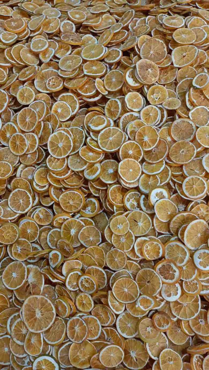 橙子片水果茶花茶饮料水果干橙子干片大量批发24斤纸箱装一件