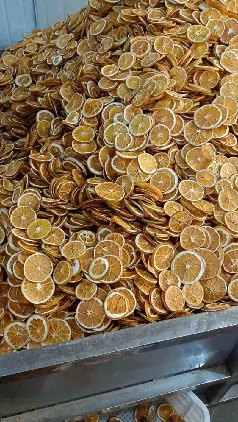 橙子片水果茶花茶饮料水果干橙子干片大量批发24斤纸箱装一件