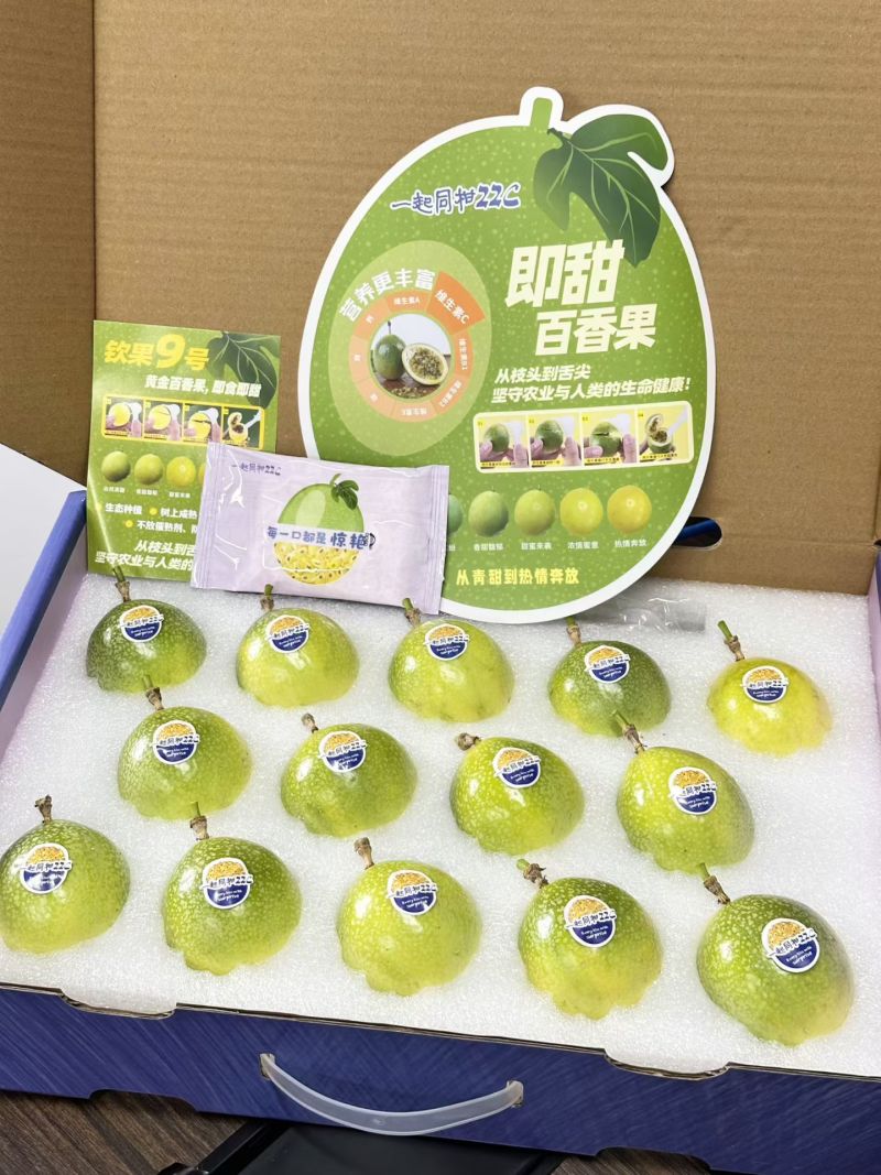 广西钦蜜9号百香果私人定制礼盒款一件代发京东包邮