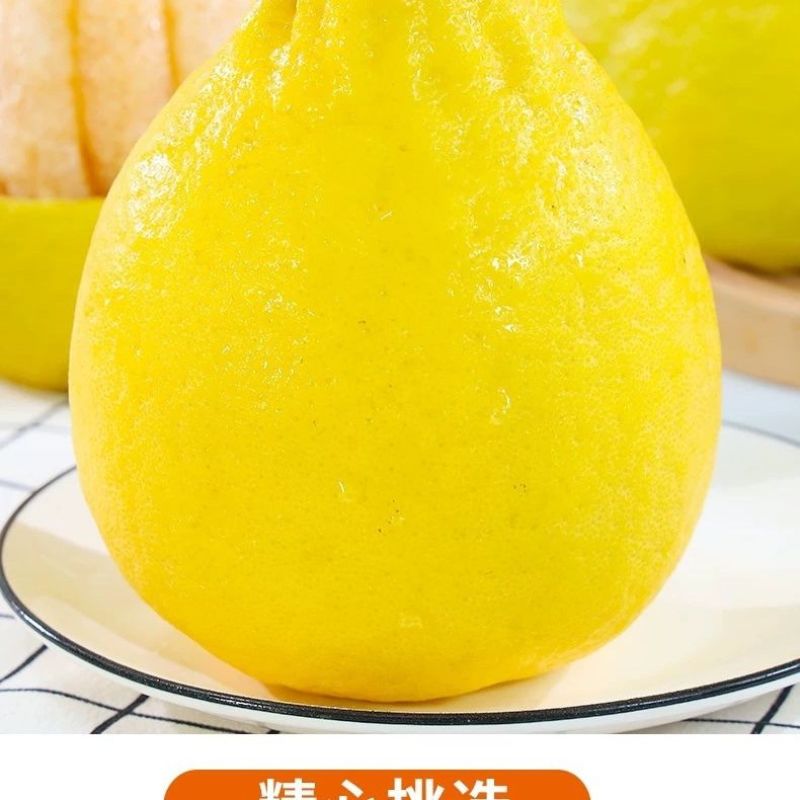 纯甜新鲜现摘正宗梅州沙田柚当季孕妇水果纯甜白心柚子金柚白柚