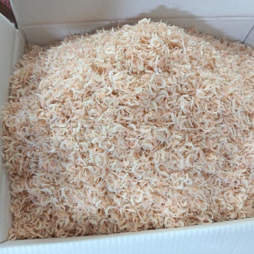 盛晖厂家船上加工的虾皮，淡盐，净货十斤，微粉