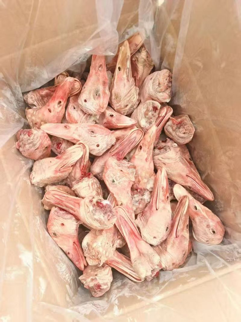 个人存货单冻鸭头一公斤9个左右质量很好