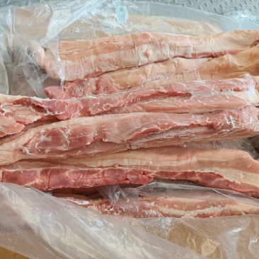 带皮五花肉条25年11月临沂发货现货30吨装车验货