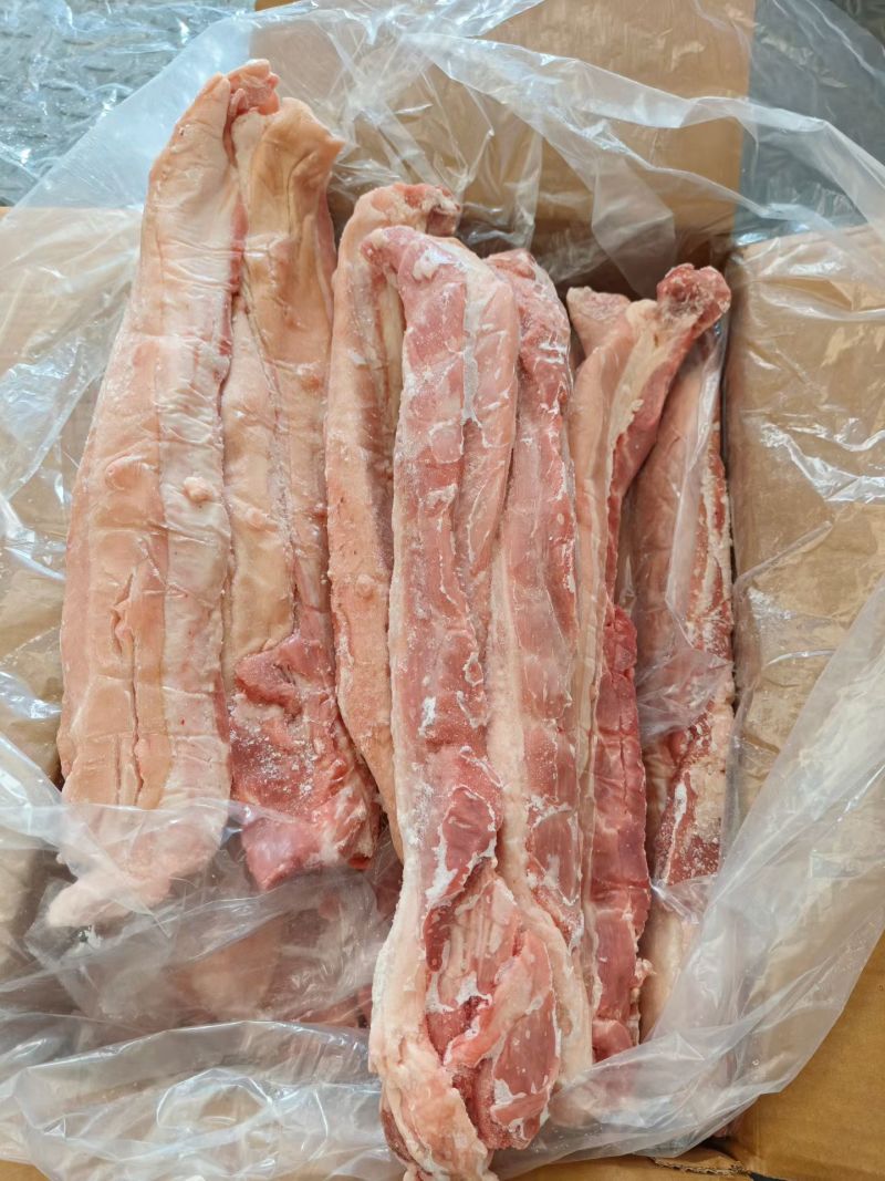 带皮五花肉条25年11月临沂发货现货30吨装车验货