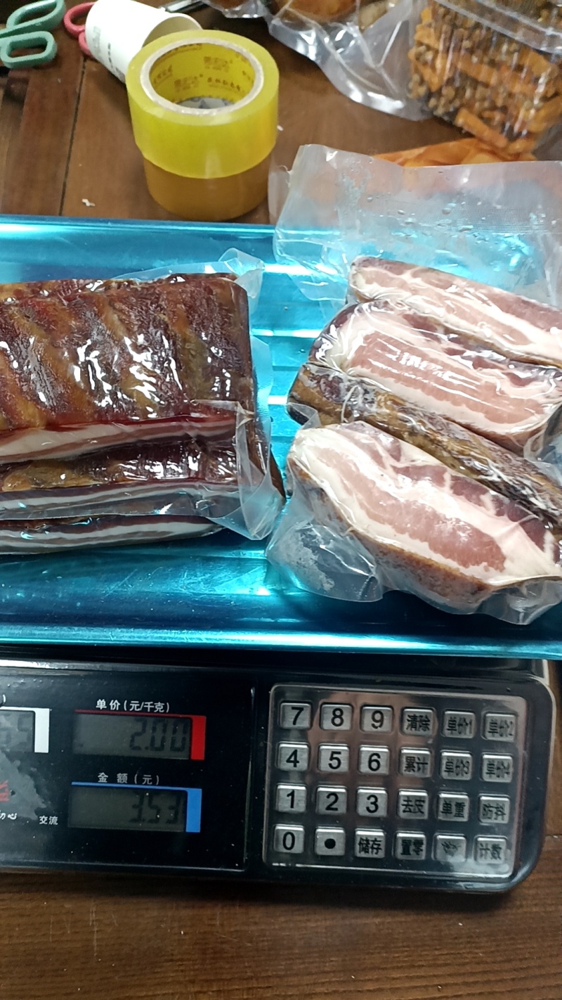 恩施农家烟熏五花肉