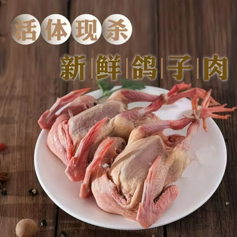 农场土鸡白条.鸽子白条各种规格
