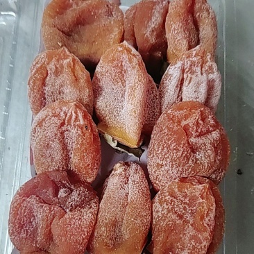 富平柿饼个大霜白软糯香甜少核无渣老少皆宜每件净重十斤