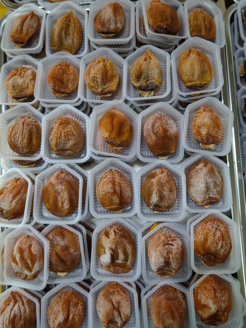 富平柿饼个大霜白软糯香甜入口即化老少皆宜每件（箱）十斤