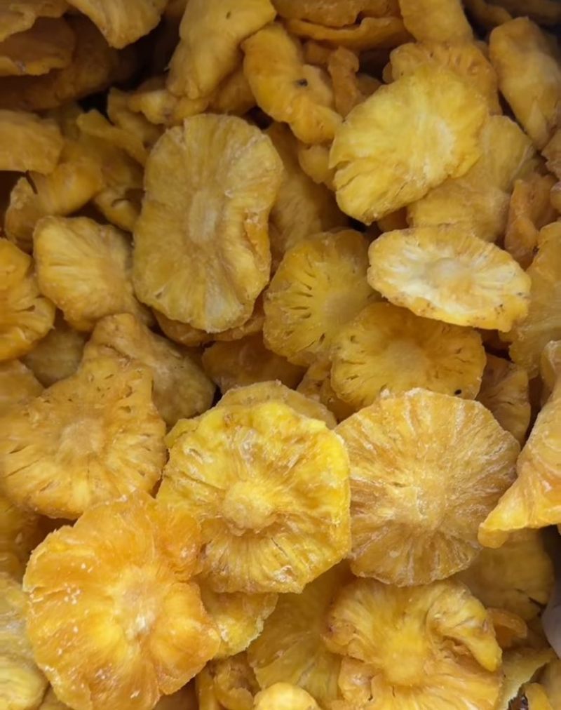 二级品菠萝圈电商用菠萝干，酸甜可口，菠萝味十足