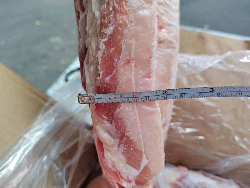 带皮五花肉条新货箱装10公斤全国一件起发量大可议价