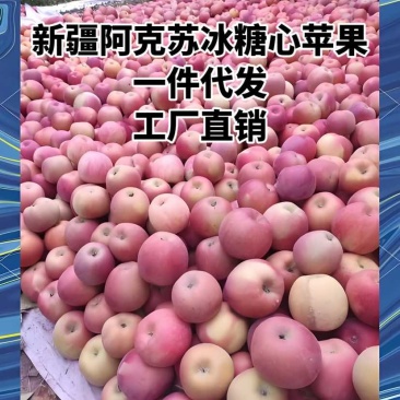 新疆阿克苏冰糖心苹果，一件代发，工厂直销