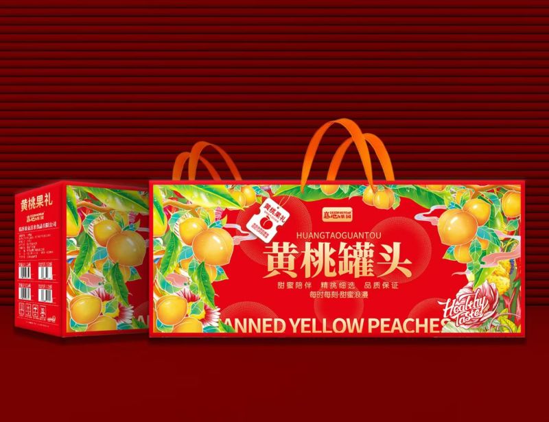 新年水果罐头礼盒约起来