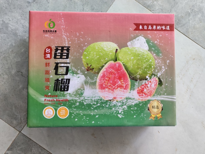 云南西双版纳番石榴（西瓜红芭乐）品质优良，高原日嗮时间长