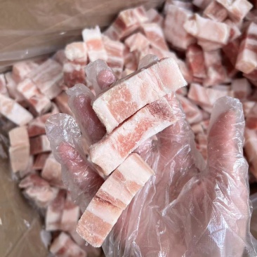 原切五花肉块/原切五花肉片常年加工