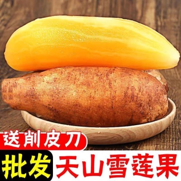 一件代发云南天山雪莲果黄心黄肉5斤带气柱