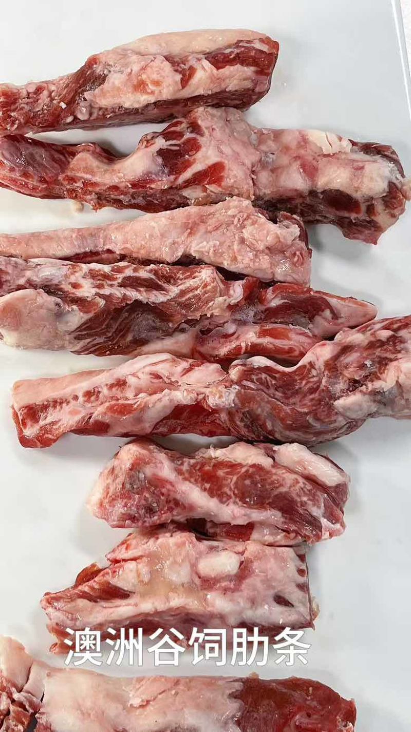 谷饲牛肋条短肋条精修去筋膜利用率高烧烤烤肉源头工厂