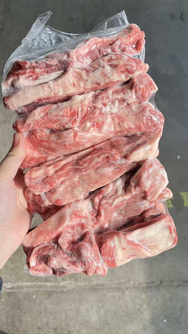谷饲牛肋条短肋条精修去筋膜利用率高烧烤烤肉源头工厂