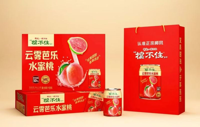 水蜜桃汁饮品一箱16瓶