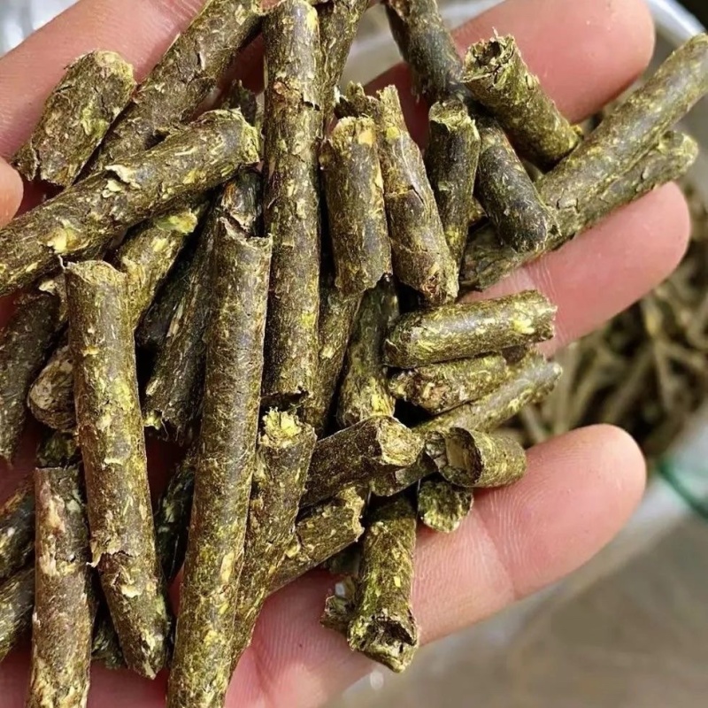 静雯牧草花生秧颗粒