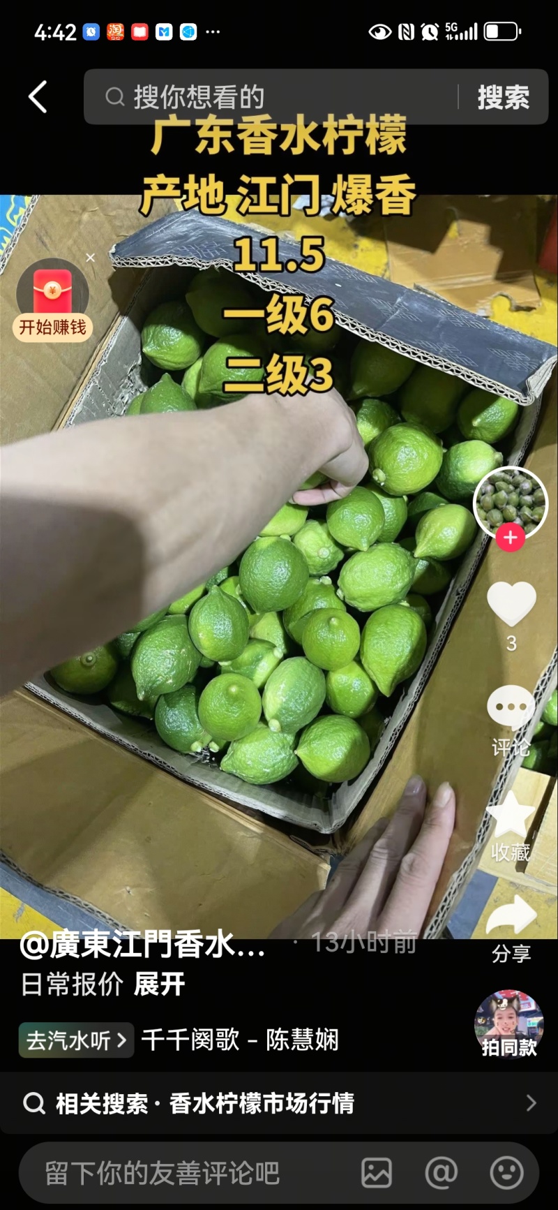 广东省香水柠檬