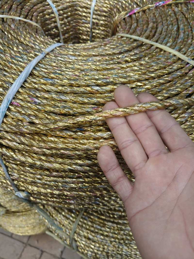 黄金打包绳，压膜绳，捆绑绳，吊秧绳