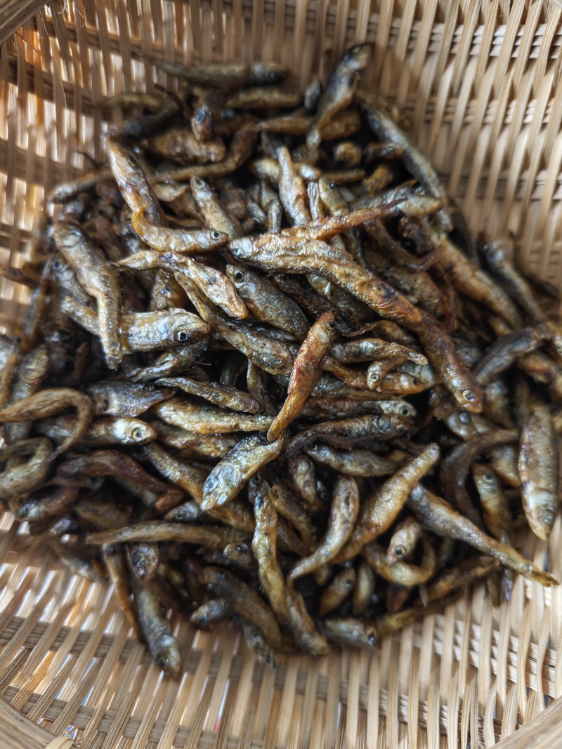 湖南特产嫩子鱼，麦穗鱼，火焙，米糠烟熏，不苦，无沙无泥