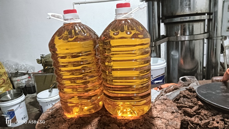 自家榨的铁核桃油，******