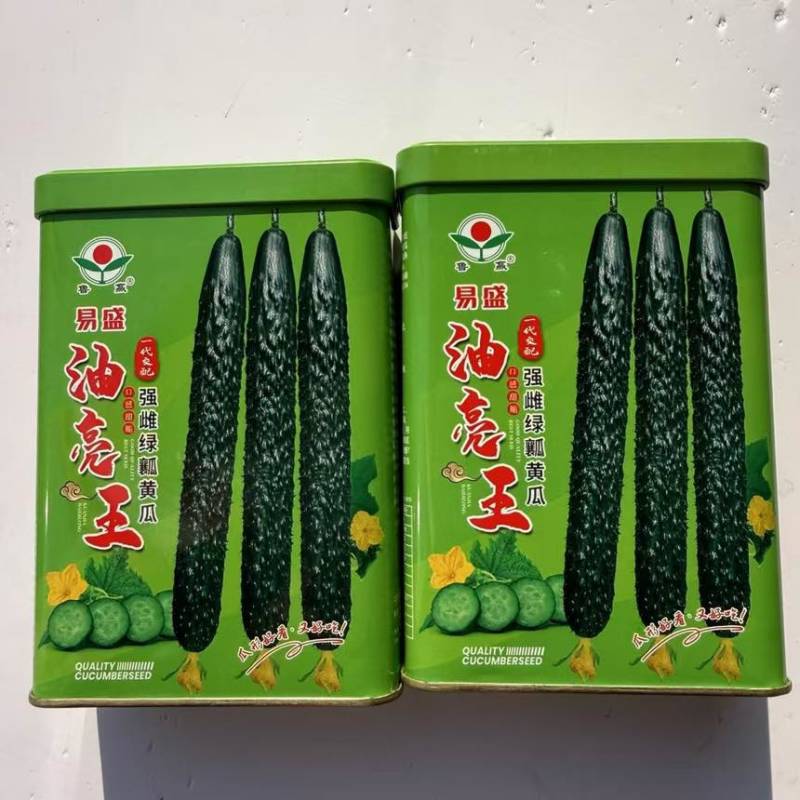油亮王黄瓜种子一叶一瓜高产绿心绿肉黄瓜种籽抗病高产春夏秋种植
