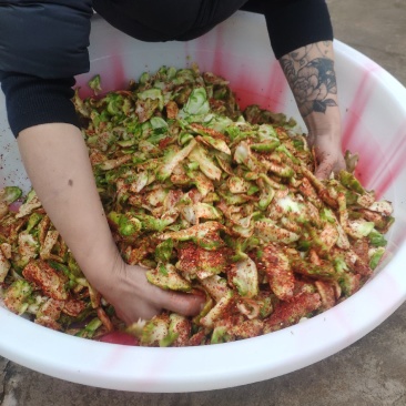 榨菜干
