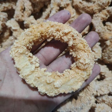 裹粉鱿鱼圈二十斤一件