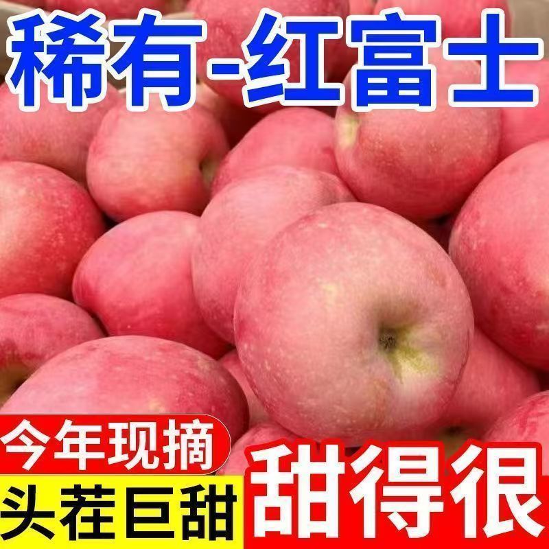 【特级】正宗陕西红富士苹果水果应季新鲜脆甜冰糖心苹果整