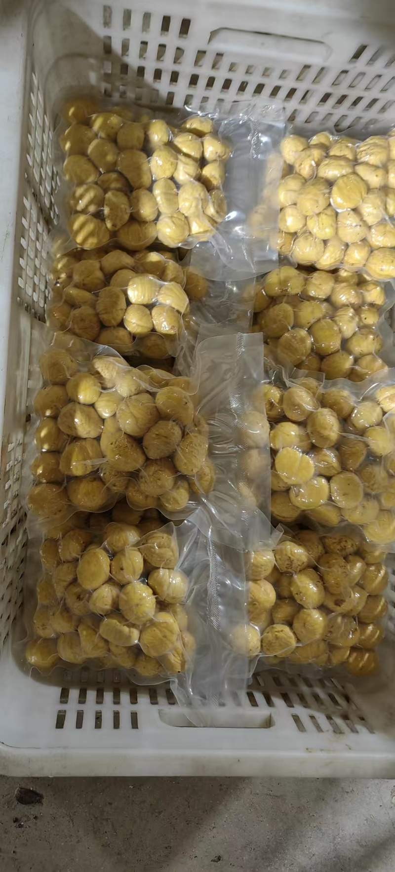山东老树剥皮油栗，萝卜价买不到真人参，我们现包装现发货