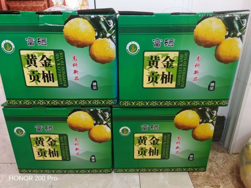 黄金贡柚，脆甜多汁，纯甜无酸！分精品果和普通果