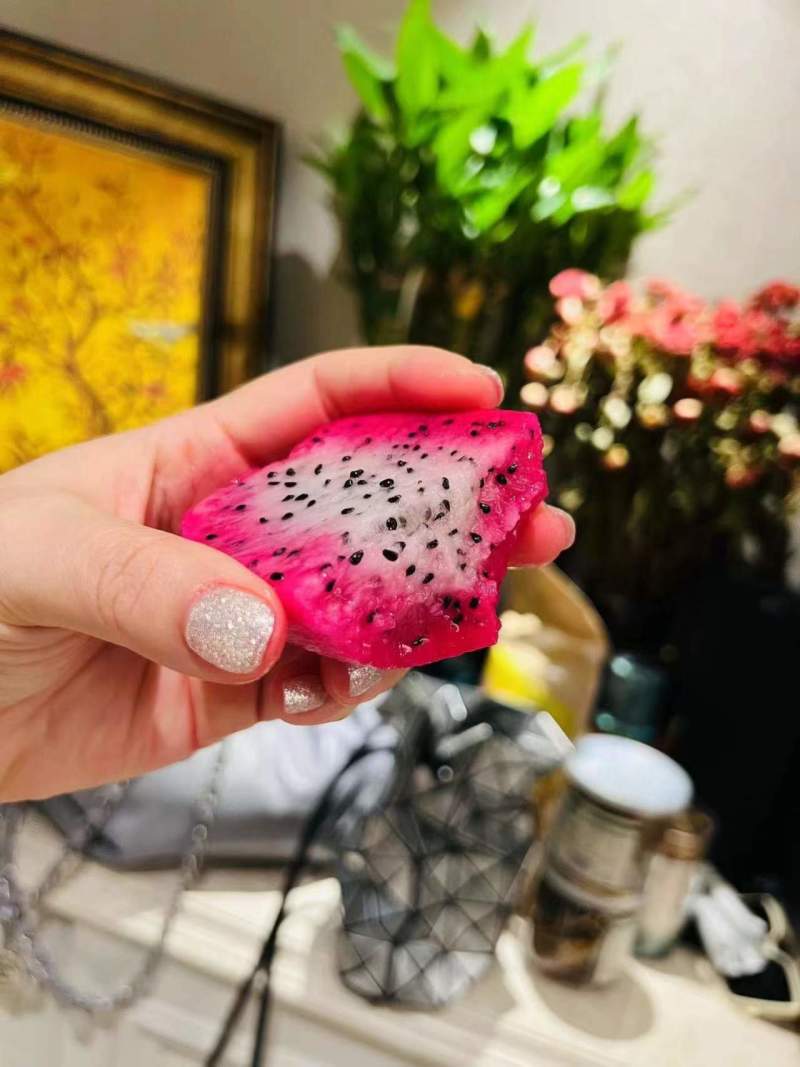 冰淇淋双色火龙果