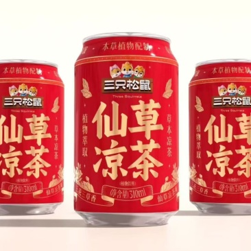 仙草凉茶礼盒16罐一箱
