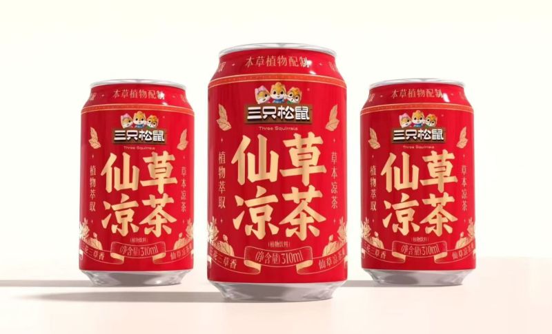 仙草凉茶礼盒16罐一箱