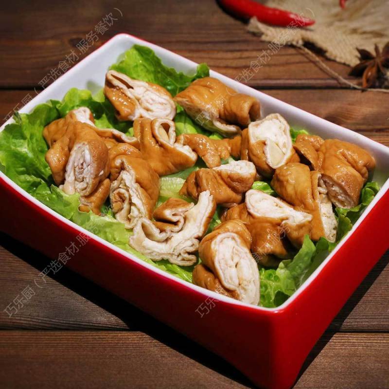 去油90%红烧肥肠；30元/袋；10袋/件，500g*袋