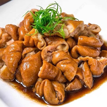 去油90%红烧肥肠；30元/袋；10袋/件，500g*袋