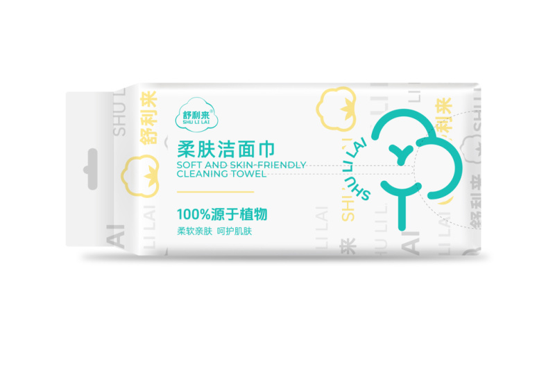 挂抽两用洗脸巾