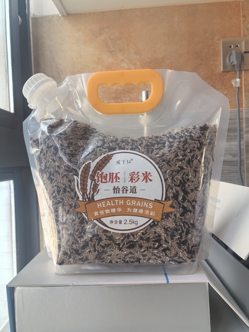 “发丫红”发芽米。升糖慢，γ-氨基丁酸是普通大米的40倍