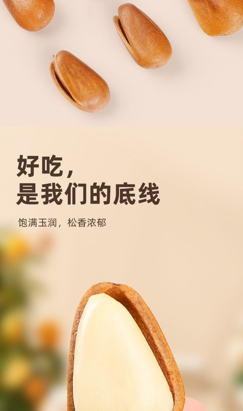 新货东北松大颗粒松子支持电商一件代发批量拿货