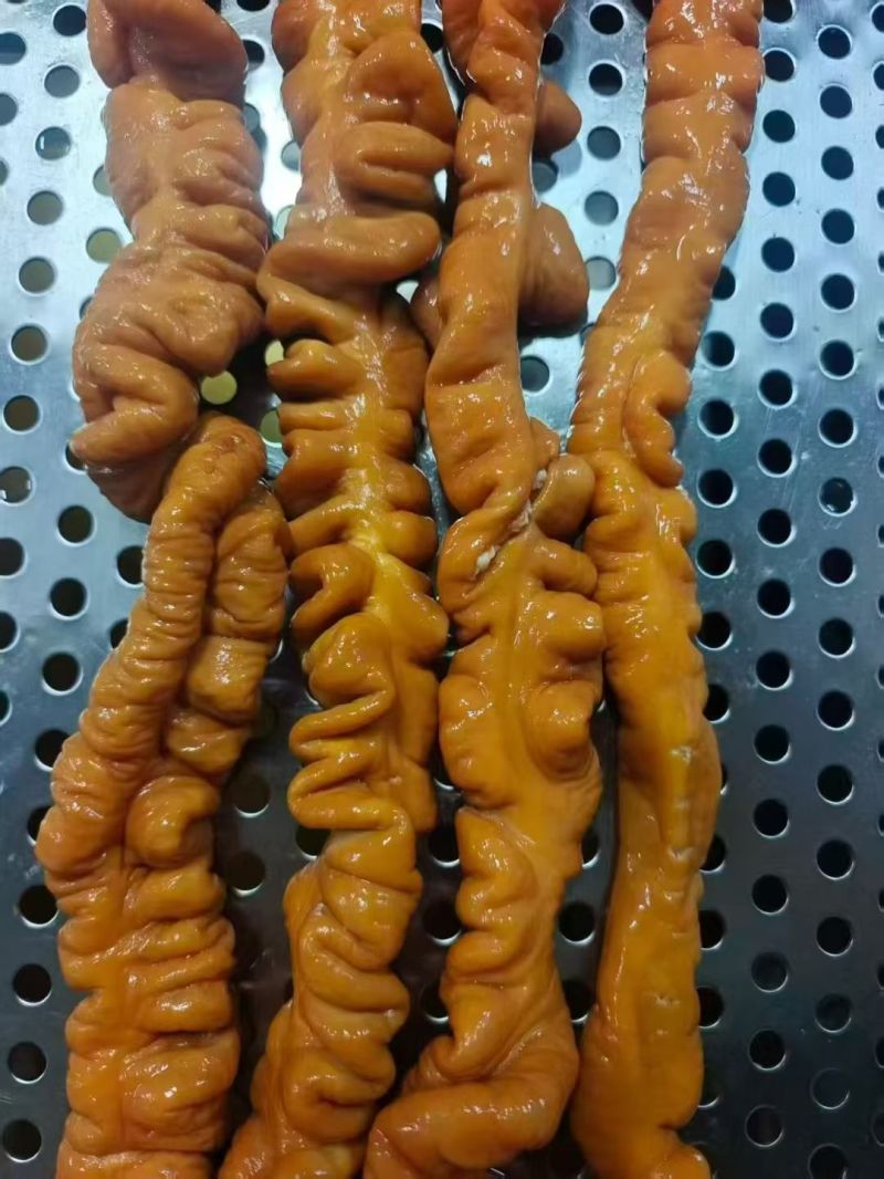 香卤肥肠。大肠，可定制，加工。包装，贴牌。一件代发